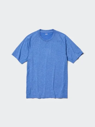 Camiseta de mangas cortas con cuello redondo DRY-EX para hombre