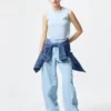 Camiseta de mujer AIRism con canalé suave | Sin mangas Camiseta de mujer AIRism con canalé suave | Sin mangas