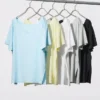 Camiseta de mujer AIRism de corte holgado con cuello en V | 2 Way