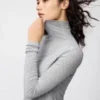 Camiseta de mujer HEATTECH con mezcla de cachemira | Extra cálida | Jerséis de cuello vuelto