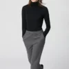Camiseta de mujer HEATTECH con mezcla de cachemira | Extra cálida | Jerséis de cuello vuelto