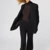 Camiseta de mujer HEATTECH con mezcla de cachemira | Extra cálida | Jerséis de cuello vuelto