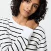 Camiseta de mujer tipo waffle | A rayas Camiseta de mujer tipo waffle | A rayas