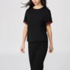 Camiseta de punto holgada para mujer