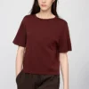 Camiseta de punto holgada para mujer