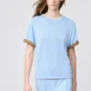 Camiseta de punto holgada para mujer