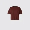 Camiseta de punto holgada para mujer