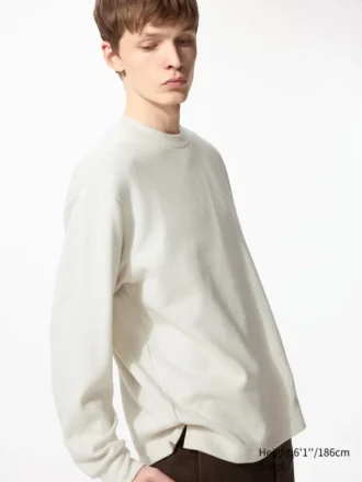 Camiseta de punto suave de felpa para hombre