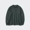 Camiseta de punto suave de felpa para hombre