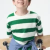 Camiseta de rayas de algodón AIRism para niños