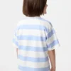 Camiseta de rayas de algodón AIRism para niños
