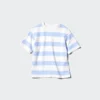 Camiseta de rayas de algodón AIRism para niños