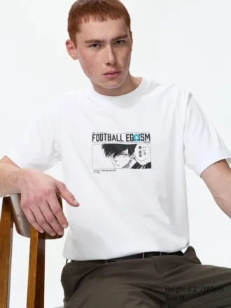 Camiseta gráfica Blue Lock Ut para hombre