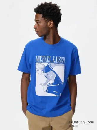 Camiseta gráfica Blue Lock Ut para hombre