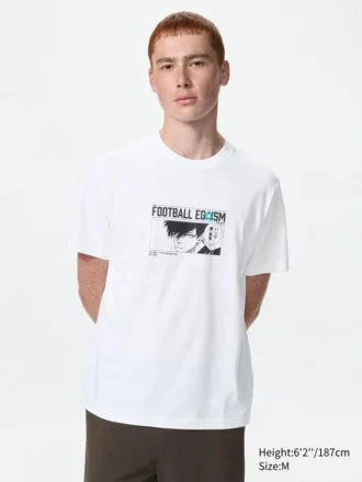 Camiseta gráfica Blue Lock Ut para hombre