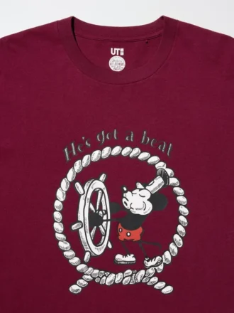 Camiseta gráfica Disney Art Ut para hombre | Steamboat Willie