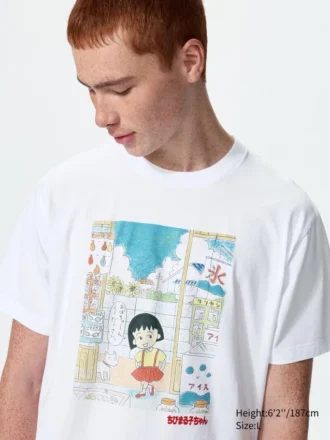 Camiseta gráfica Manga Ut Shueisha 100Th UT para hombre | Chibi Maruko-Chan