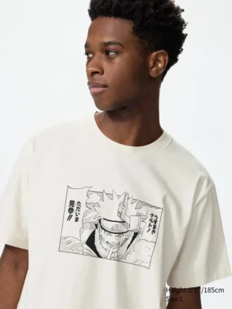 Camiseta gráfica Manga Ut Shueisha 100Th UT para hombre | Naruto