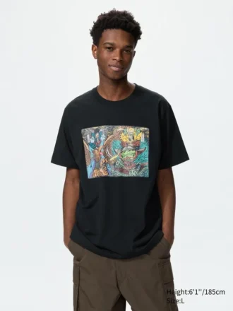 Camiseta gráfica Manga Ut Shueisha 100Th UT para hombre | Naruto