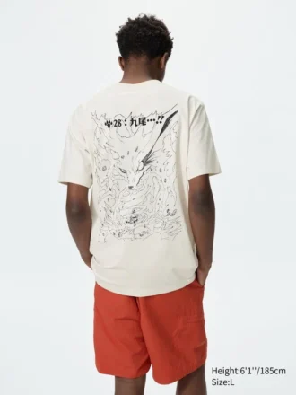 Camiseta gráfica Manga Ut Shueisha 100Th UT para hombre | Naruto