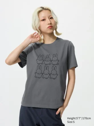 Camiseta gráfica Miffy in Bloom UT para mujer