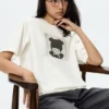 Camiseta gráfica Monchhichi Ut para mujer