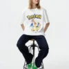 Camiseta gráfica Pokamon Ut para hombre Camiseta gráfica Pokamon Ut para hombre