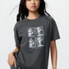 Camiseta gráfica Pop Mart UT para mujer