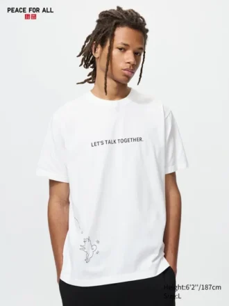Camiseta gráfica unisex «Peace for All» | Hideki Kuriyama