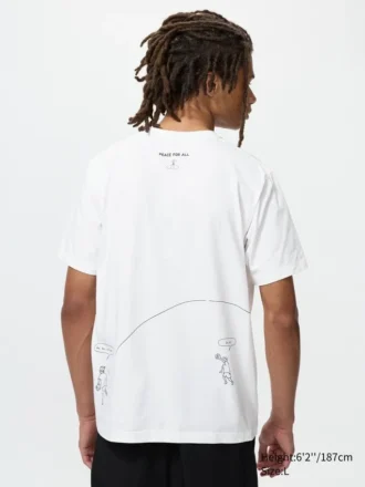 Camiseta gráfica unisex «Peace for All» | Hideki Kuriyama