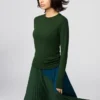 Camiseta HEATTECH de mezcla de cachemira para mujer | Extra cálida Camiseta HEATTECH de mezcla de cachemira para mujer | Extra cálida