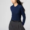 Camiseta HEATTECH de mezcla de cachemira para mujer | Extra cálida Camiseta HEATTECH de mezcla de cachemira para mujer | Extra cálida