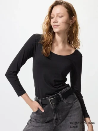 Camiseta HEATTECH para mujer | Cuello redondo