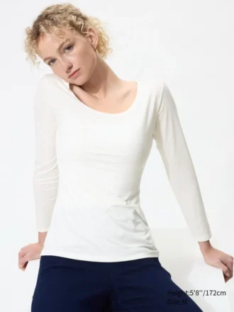 Camiseta HEATTECH para mujer | Cuello redondo
