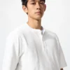 Camiseta Henley Dry Waffle para hombre