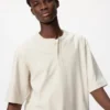 Camiseta Henley Dry Waffle para hombre