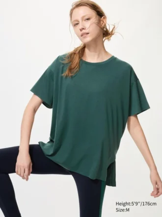 Camiseta holgada AIRism para mujer