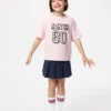 Camiseta infantil AIRism de algodón con estampado Camiseta infantil AIRism de algodón con estampado