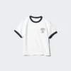 Camiseta infantil AIRism de algodón con estampado Camiseta infantil AIRism de algodón con estampado