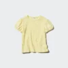 Camiseta infantil con mangas abullonadas | Fruncido Camiseta infantil con mangas abullonadas | Fruncido