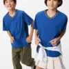 Camiseta infantil DRY-EX con cuello en V | Bicolor Camiseta infantil DRY-EX con cuello en V | Bicolor