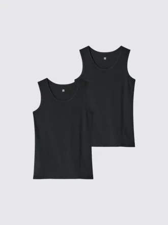 Camiseta interior de algodón para niños | Pack de 2