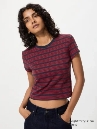 Camiseta mini para mujer | A rayas