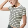 Camiseta mini para mujer | A rayas