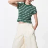 Camiseta mini para mujer | A rayas