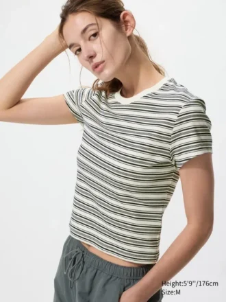 Camiseta mini para mujer | A rayas