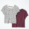 Camiseta mini para mujer | A rayas