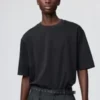 Camiseta oversize unisex de algodón AIRism | Mangas cortas