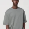 Camiseta oversize unisex de algodón AIRism | Mangas cortas