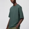Camiseta oversize unisex de algodón AIRism | Mangas cortas